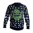 thumbnail image 1 of Suéter Navideño para Hombre El Extraño Mundo de Jack Oogie Boogie Ugly Sweater Negro, Talla EG, 1 of 6