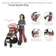 thumbnail image 5 of Carriola para Bebé convertible a Bambineto y Autoasiento Sistema De Viaje D'Bebé Travel System King Rosa, 5 of 7
