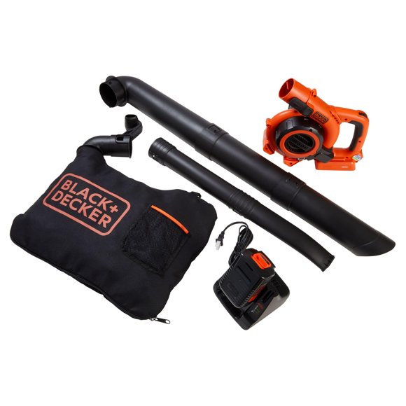 Soplador y aspiradora de hojas BLACK+DECKER LSWV36 inalámbrico 40V