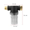 thumbnail image 3 of Accesorio de Filtro de Sedimentos para Manguera de Jardín y Entrada de Hidrolavadora | Rosca Macho a Hembra de 3/4 de Pulgada | Incluye 2 Filtros de Malla | Elimina Residuos y Sedimentos Del Agua de, 3 of 7