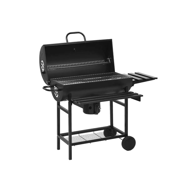 Asador tipo barril GARDECOR COLOR NEGRO 109X70X95 cm