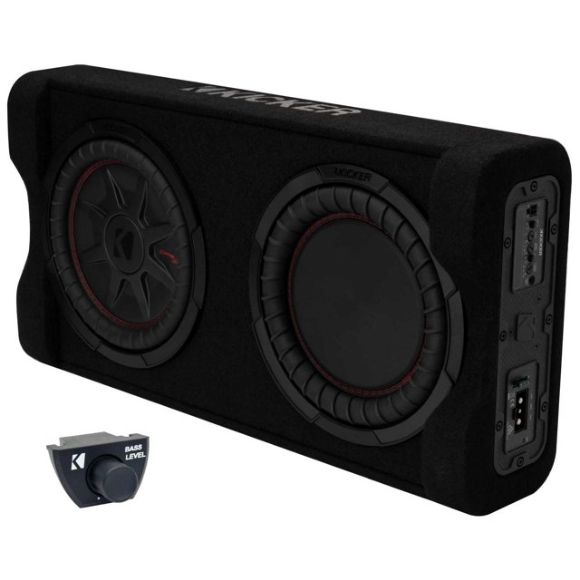 Subwoofer KICKER 25 cm 400 W alimentado con emisión descendente