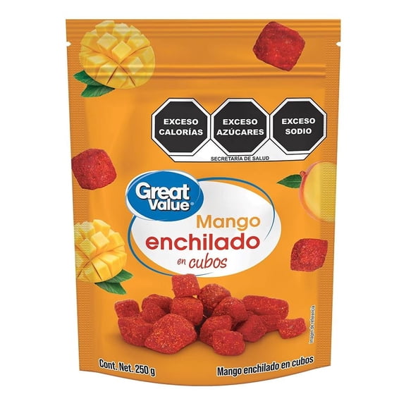 Mango enchilado Great Value en cubos 250 g
