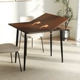 thumbnail image 1 of Mesa Comedor Extensible Mesa para 2-4 Payson Marrón FurnitureR Moderno, 1 of 7