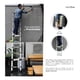 thumbnail image 2 of Escalera Telescópica SelectShop 13 Peldaños Ajustable Retráctil 3.8 M, 2 of 5