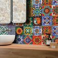 thumbnail image 4 of 120 Piezas Autoadhesivo Mosaico Ladrillo Azulejo Etiqueta 3D Cocina Baño Pegatinas de Pared -10X10cm, 4 of 9