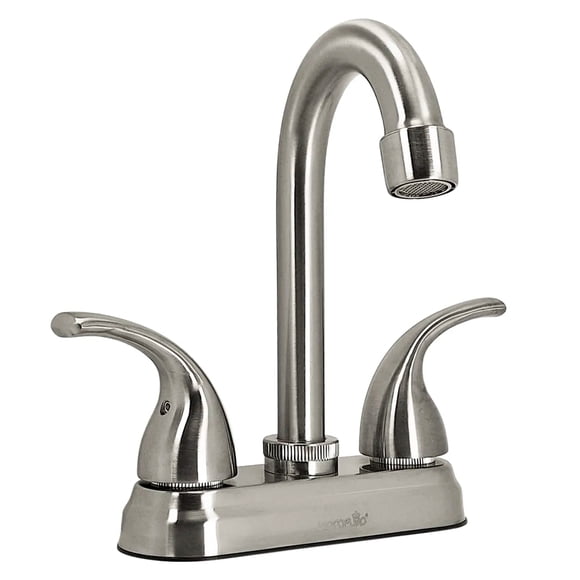 Mezcladora Para Lavabo De Baño De 4 Satinada Hi242S