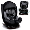 thumbnail image 1 of Autoasiento KIDDO 360º Isofix 0-36Kg - Negro y Gris - AMULAY, 1 of 4