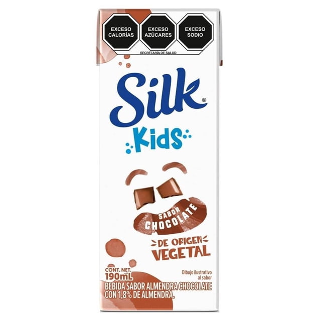Bebida vegetal Silk Kids sabor almendra con chocolate 190 ml
