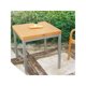 thumbnail image 4 of Lagoon Mesa de Comedor Cuadrada Tipo Rattan de Polipropileno, Patas de Acero, Protección UV, Apta para Exterior, Modelo Russ Lagoon  Russ, 4 of 6