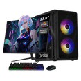 thumbnail image 1 of Computadora Escritorio Completa Xtreme PC Gaming AMD Radeon Vega Renoir Ryzen 7 5700G 16GB SSD 1TB Monitor Curvo 23.8 100Hz WIFI Black juegos casuales, trabajo y estudio, 1 of 6
