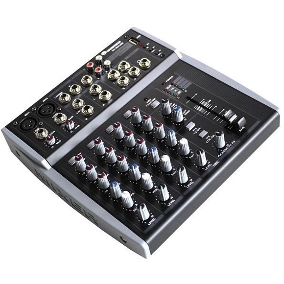 Mezcladora 6 Canales Reproductor Usb soundtrack USA SOUNDTRACK CHMX-802USB