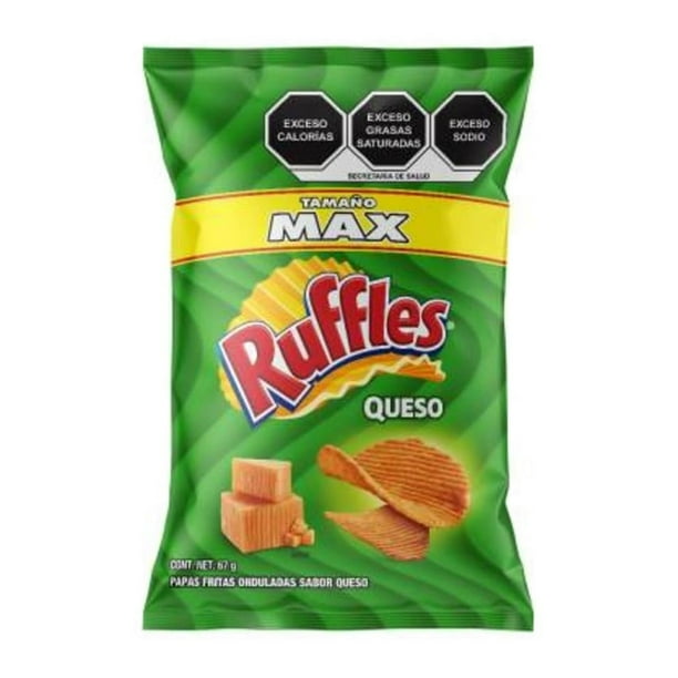 Imagen 3 de Papas fritas Ruffles sabor queso 67 g
