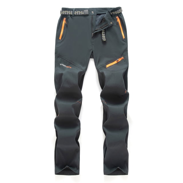 Ceisia Gift Men's Winter Casual Pants - Faddish Solid Patchwork Sports Zipper Pockets Trousers
