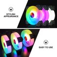 thumbnail image 3 of HINTRMENT 2Ud Ventiladores Rgb Para Computadora Con Estilizado Y Material ABS Resistente, 3 of 8