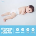 thumbnail image 4 of 5pcs Cloth Diapers Washable Newborn Cloth Diapers Reusable Baby Diapers, 4 of 6