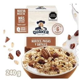 Avena integral Quaker instant nueces pasas y dátiles 240 g