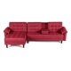 thumbnail image 2 of Sala Modular Sofá Cama De Lino Rojo Modelo Mosley, 2 of 7