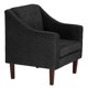 thumbnail image 2 of Sillón Milton 1 Plaza Negro, 2 of 9