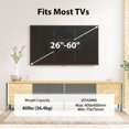 thumbnail image 3 of USX MOUNT Soporte de pared para TV de esquina para televisores de 26 a 60 pulgadas de hasta 80 libras, brazo articulado único, soporte de pared para TV de movimiento completo con giro e inclinación, M, 3 of 9