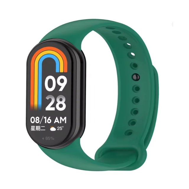 Correa de Silicona para Xiaomi Mi Band 8, Premium, Deportiva, Resistente al Agua