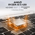 thumbnail image 3 of Laptop IA PC HP OmniBook X Flip 2 en 1 14-kc0013dx AMD Ryzen AI 5 430 16GB 512GB Pantalla 14" Touchs OLED 2K Copilot+ PC NPU 50 TOPS Windows 11 Teclado Ingles, 3 of 6