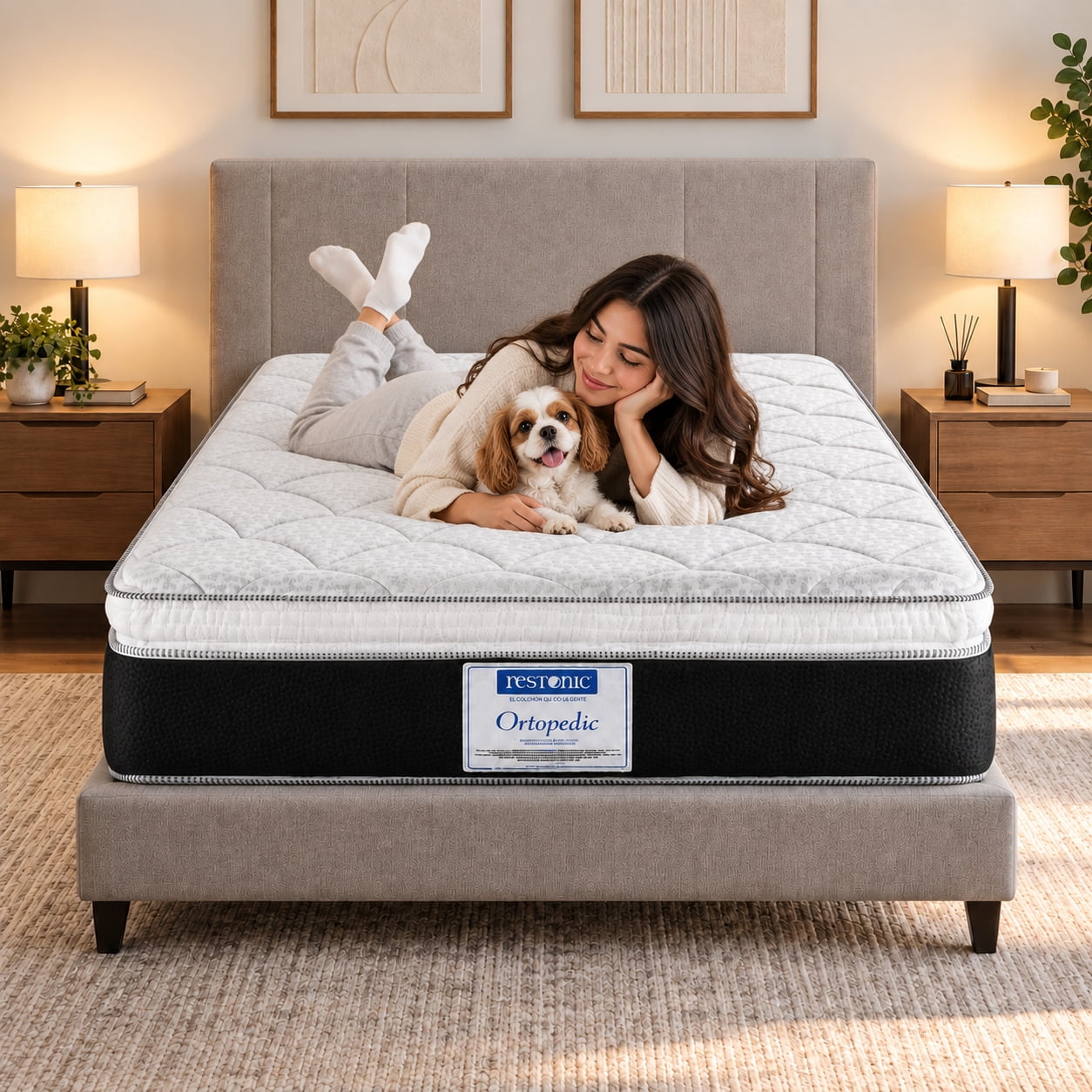 Colchon Restonic Ortopedic King Size