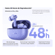 thumbnail image 2 of Realme Buds T200 Lite Earbuds Bluetooth Latencia 45ms Dual Dispositivos 48H Batería IPX4 Violeta, 2 of 7