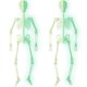 thumbnail image 1 of Decorativo de huesos VentDepot SkeleHangBig 2Pzas 150cm Plástico verde fluorescente, 1 of 1