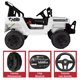 thumbnail image 4 of Camioneta Montable 93 cm Electrica para Niños Control Remoto 12v - Blanco, 4 of 8