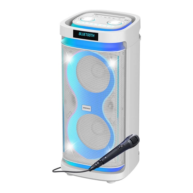 Bocina Bafle con Bluetooth 2X8" Daewoo Modelo Thunder Snow DW2028W
