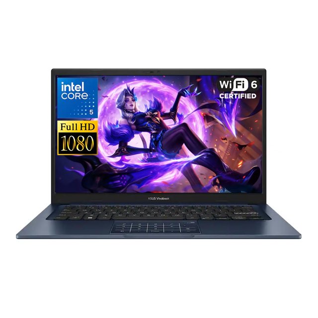 Laptop ASUS Vivobook 14 14 Pulgadas FHD Intel Core 5 120U 8GB RAM 256GB SSD Windows 11