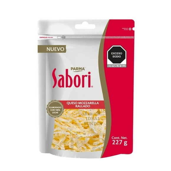 Queso Sabori mozzarella rallado 227 g