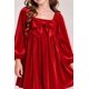 thumbnail image 4 of Vestido de niña con moño Roman Fashion /Kids 57901 (Rojo) rojo EG, 4 of 4