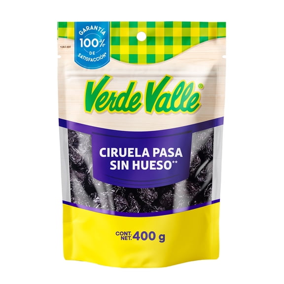 Ciruela pasa Verde Valle sin hueso 400 g