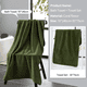 thumbnail image 2 of 2pcs toalla baño completo grande Malubero Verde, 2 of 5