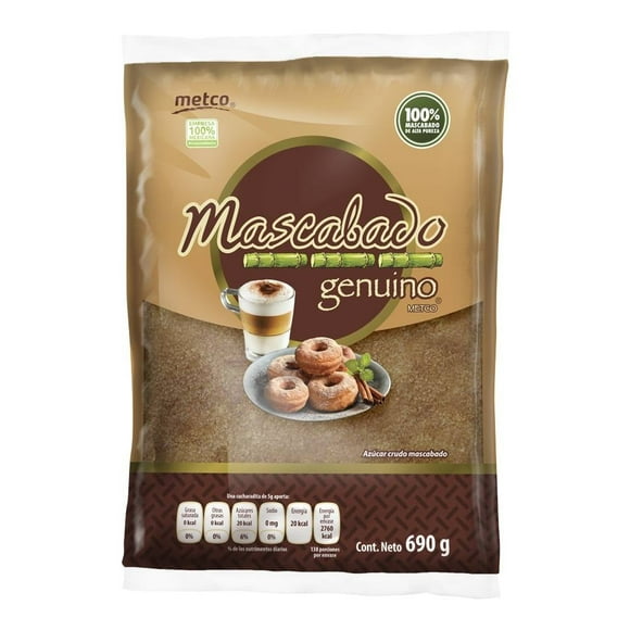 Azúcar mascabado Metco Genuino 690 g