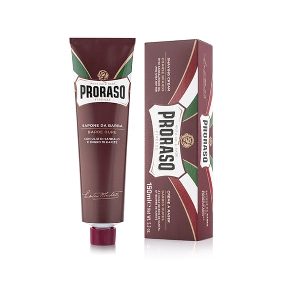 Proraso Jabón para Afeitar en Tubo Sandalo y Karite para Barbas Duras 150 ml
