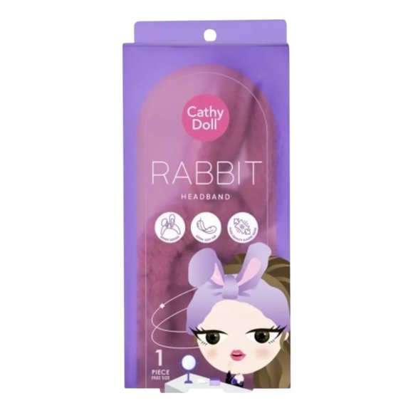 Diadema De Conejo, Banda De Peluche Para Cabello, Cathy Doll