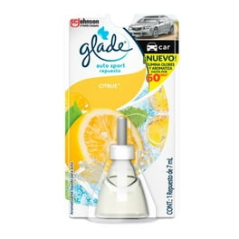 Aromatizante líquido Glade AutoSport Citrus repuesto 7ml