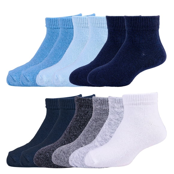 Calcetines Tin SOKKOS para Niño Algodón Liso, 12 Pares, Modelo 450