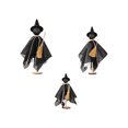 thumbnail image 2 of Juego de Decoración de Halloween de Fantasmas de Madera para Interiores, Incluye Tres Tamaños de Base de Madera Decorativa, Adecuado para Fiestas y Decoración de Mesas y Repisas., 2 of 7