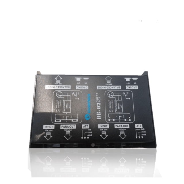 Caja Directa DB02 Soundtrack de 2 Canales Metálica SOUNDTRACK Jack XLR Balanceado