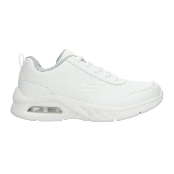 Tenis Skechers Microspec Niña Blanco Casual Escolar T17-22 blanco 17