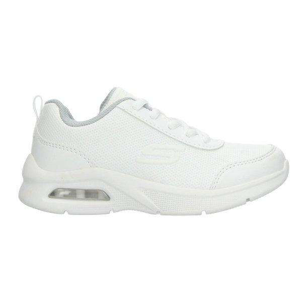 Tenis Skechers Microspec Niña Blanco Casual Escolar T17-22 blanco 17