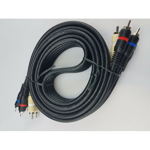 Imagen 5 de Cable de Video Componente de 6 PIES SatelliteSale con Audio 5 RCA RGB para HDTV DVD VCR