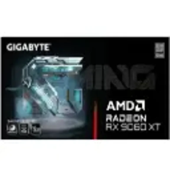 Tarjeta de video radeon rx9060xt 16gb gddr6 gigabyte gaming gv-r9060xtgaming oc ice-16gd