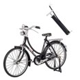 thumbnail image 2 of Vogacara Bicicleta de montaña de aleación de aluminio para mujer, modelo portátil de 7 a 14 años, decorativo, ciclo de simulación 1:10, juguete Juguetes Negro, 2 of 6
