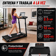 thumbnail image 2 of Caminadora Eléctrica TIO Keep Going 2.5 HP 12 km/h Plegable con Mesa para Laptop y Tablet, 2 of 8