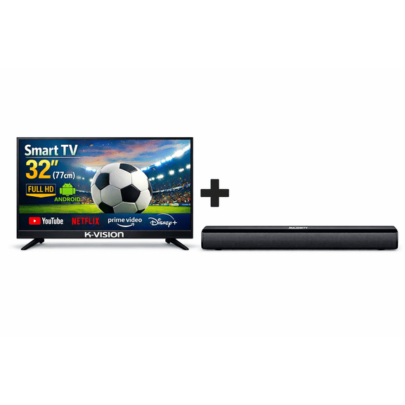 Television  Smart y barra de sonido Combo Kvsion 32 pulgadas  HD